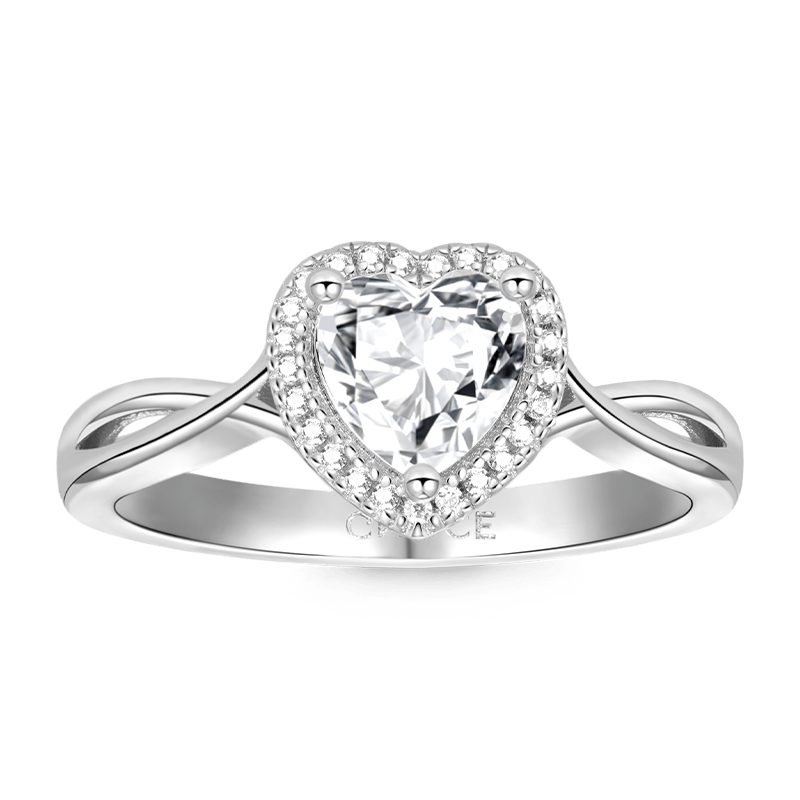 Twisted Heart Promise Ring image number 0