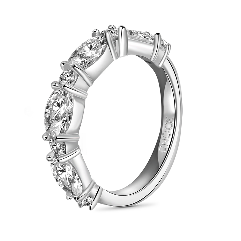 Square-cut Ring Set image number 3