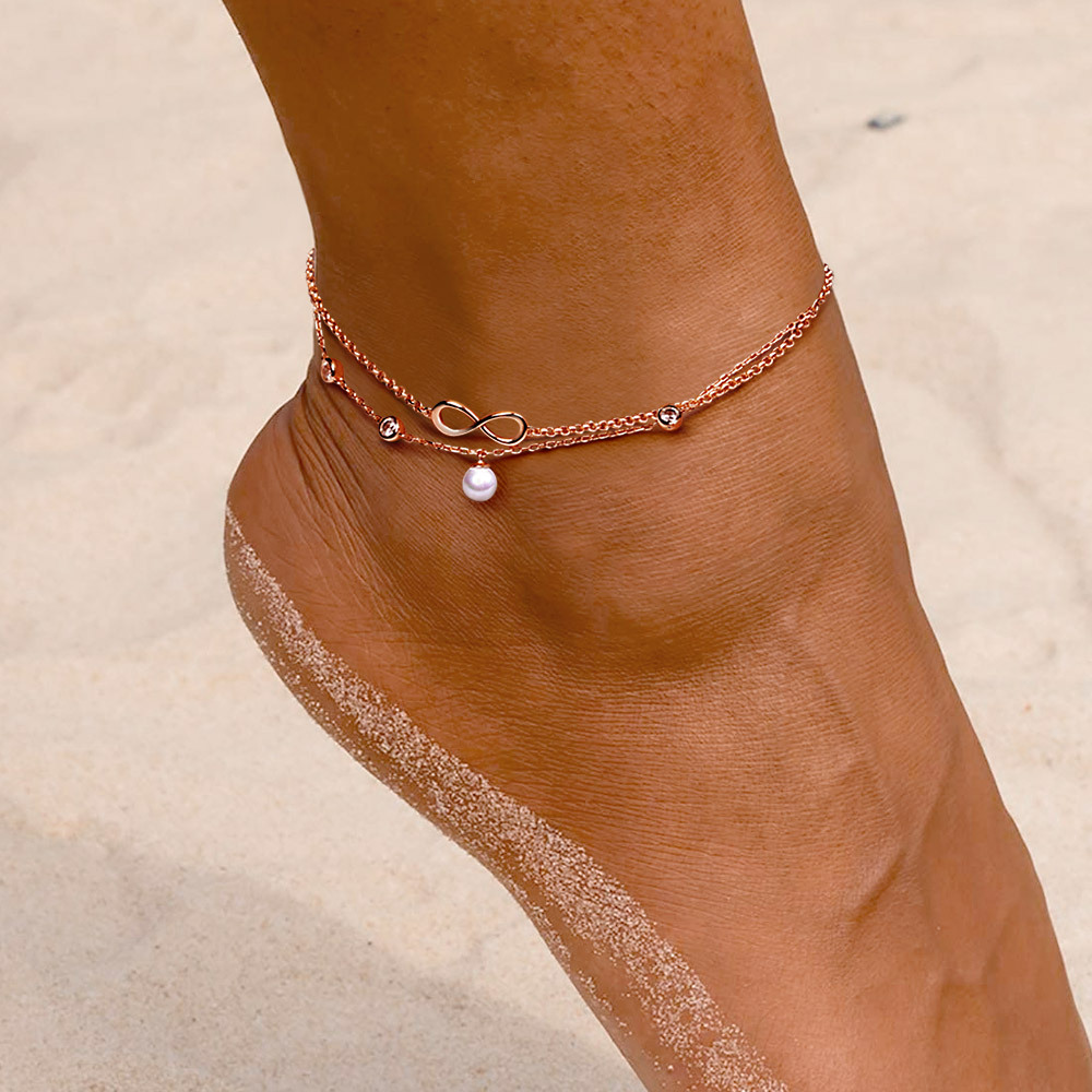 Pearl Infinity Anklet image number 2