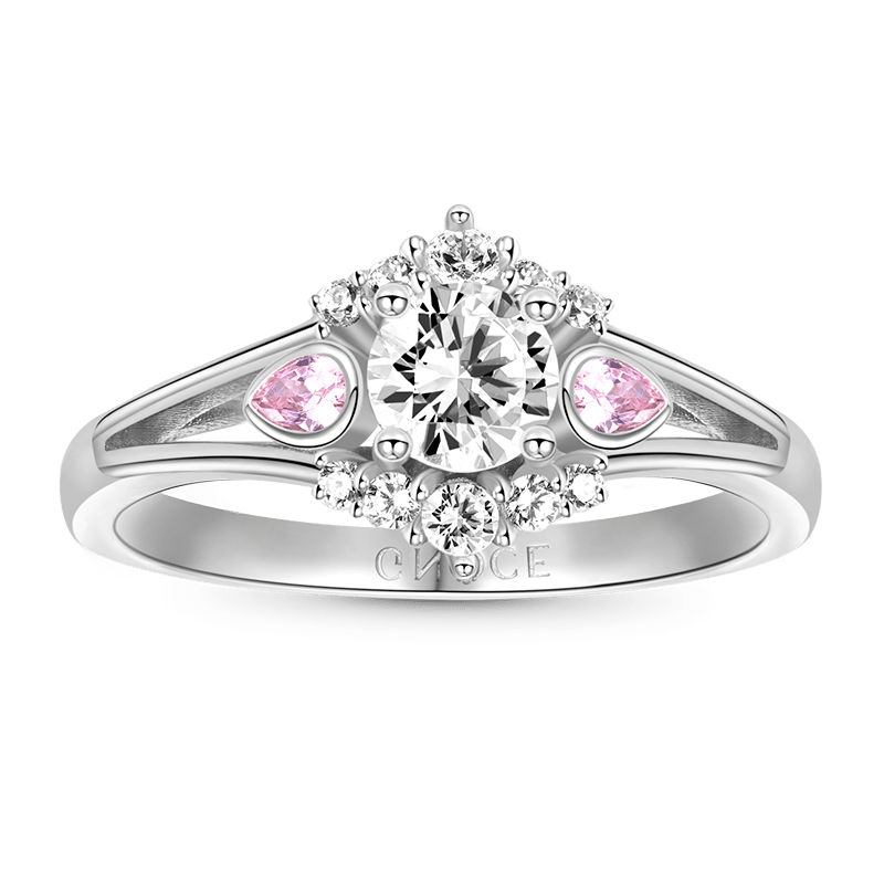 Round-cut Promise Ring image number 0
