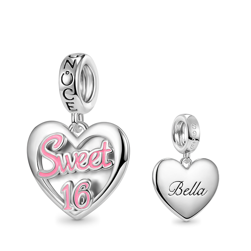 "Sweet 16" Engravable Pendant image number 0