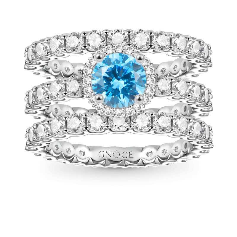 Round Cut Stackable Ring image number 0