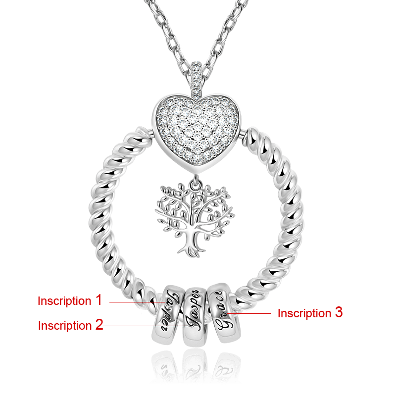 O Pendant Personalized Necklace image number 1
