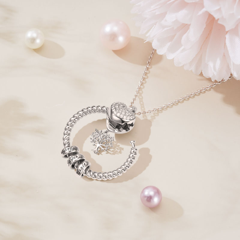 O Pendant Personalized Necklace image number 2