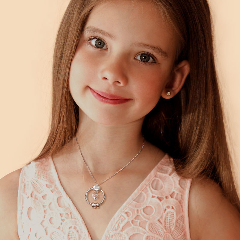 O Pendant Personalized Necklace image number 3