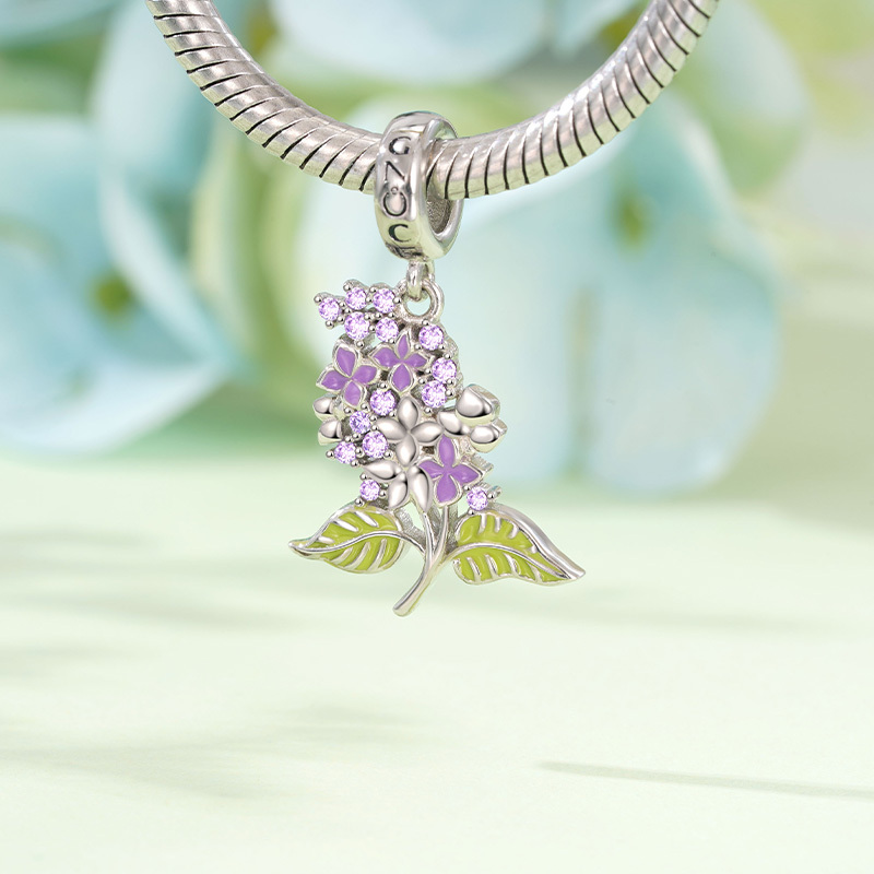 Lilac Flower Pendant image number 2