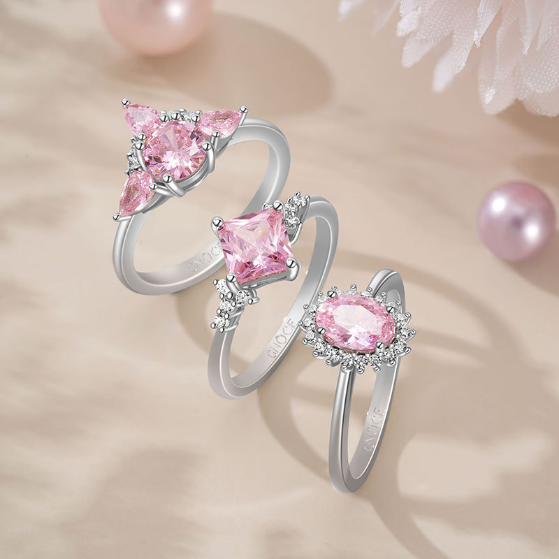 Pink Stackable Ring image number 5
