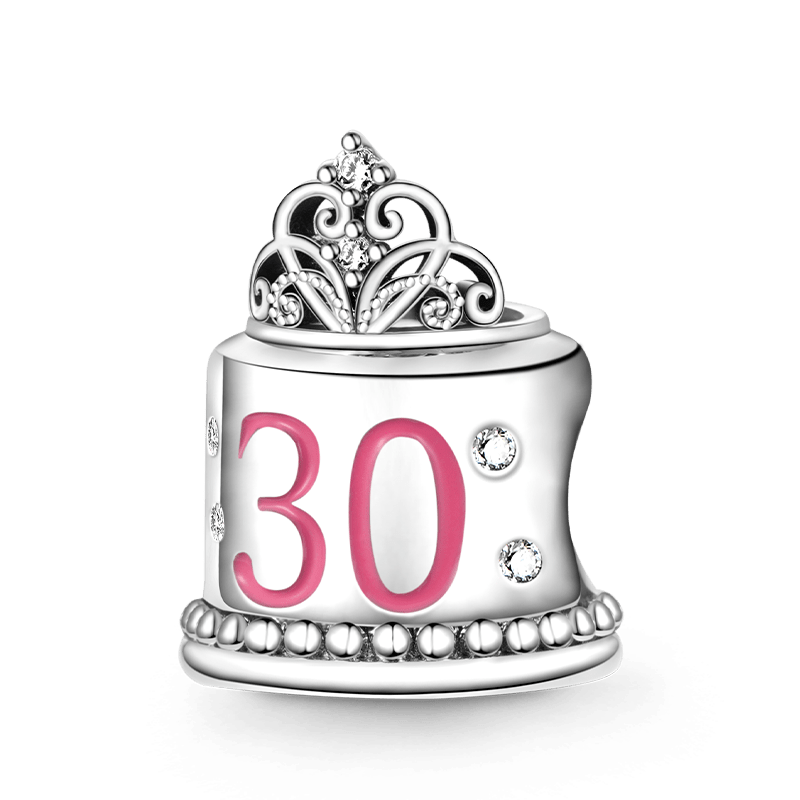 30th Birthday Cake Charm image number 0