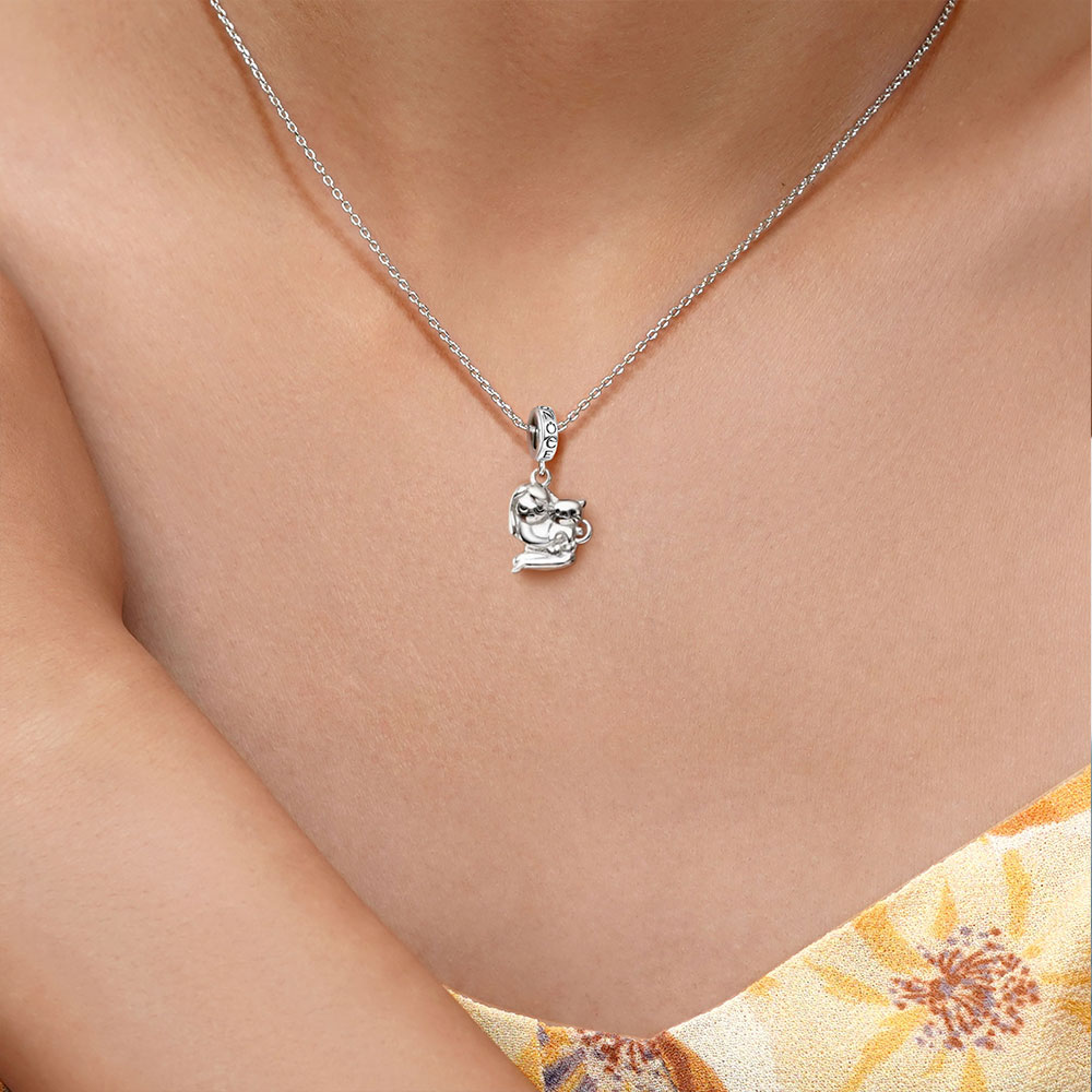 Girl & Cat Pendant image number 6