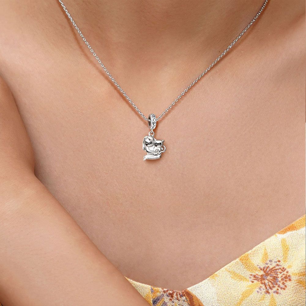 Girl & Cat Pendant image number 6