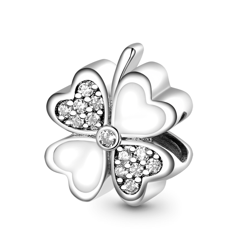 Four-leaf Clover Engravable Charm image number 0