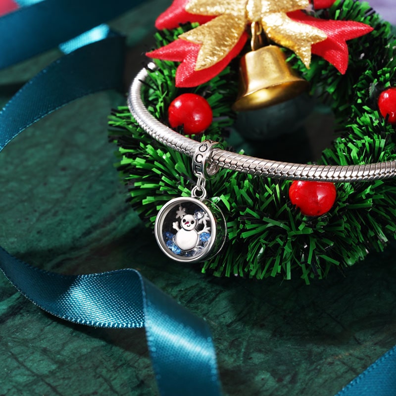 Christmas Snowman Pendant image number 1