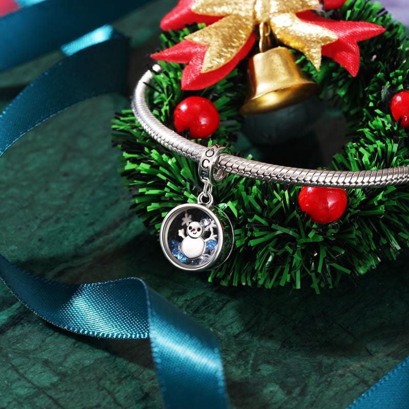 Christmas Snowman Pendant image number 1
