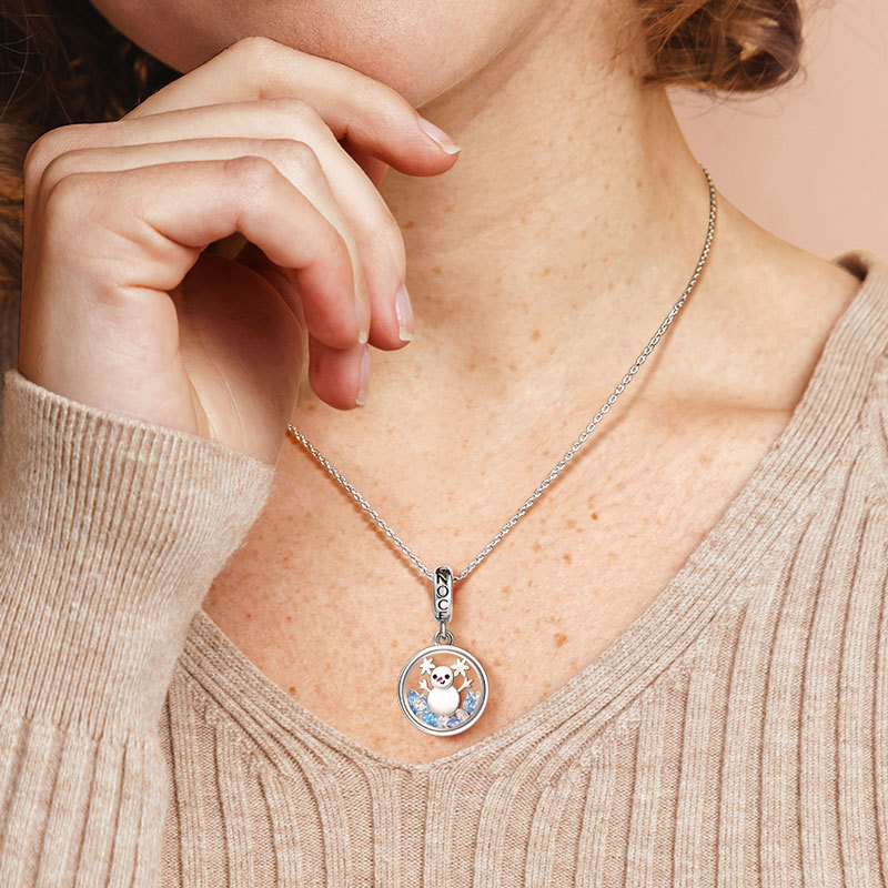 Christmas Snowman Pendant image number 5