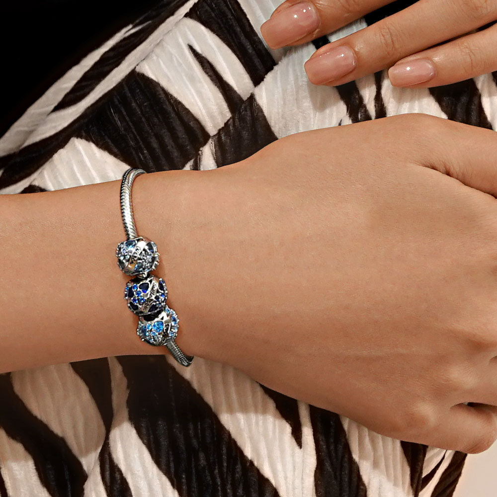 Round Birthstone Charm image number 4