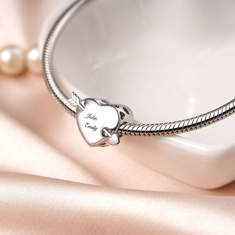 Sweetheart Engravable Photo Charm image number 1