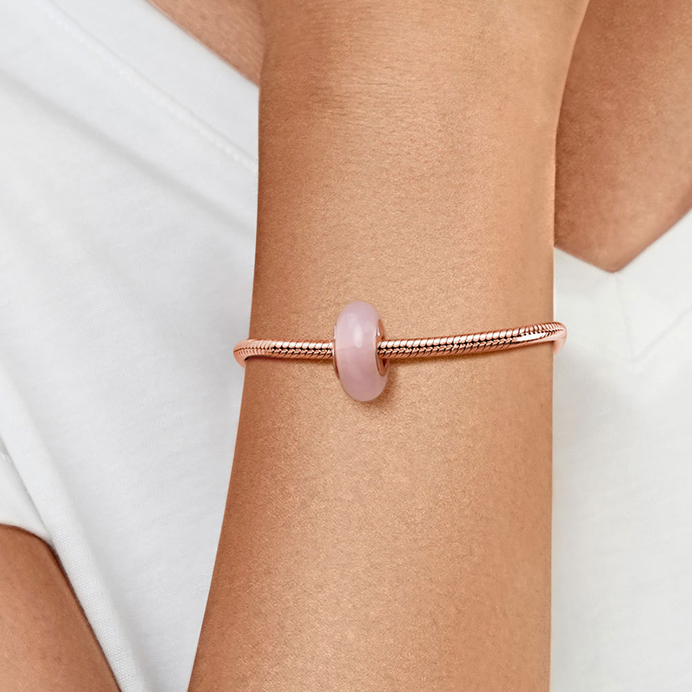 Natural Rose Quartz Bead image number 4