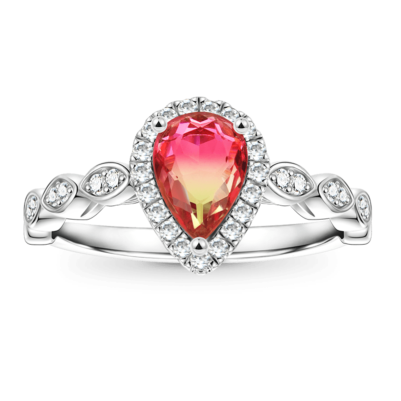 Pear-cut Promise Ring image number 0