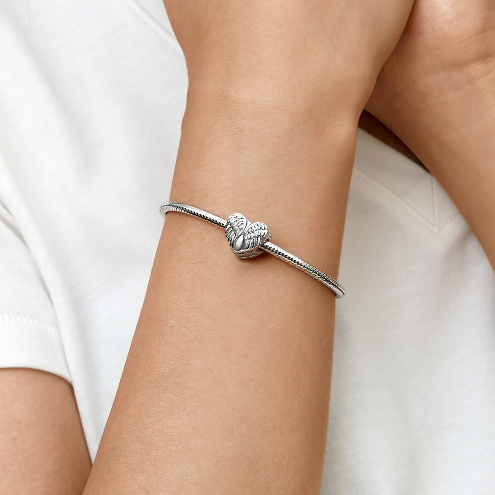 "Guardian Angel" Heart Photo Charm image number 4