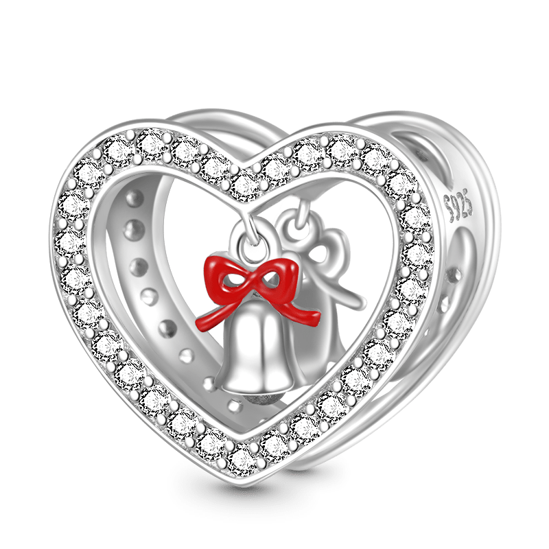 Christmas Bells Heart Charm image number 0