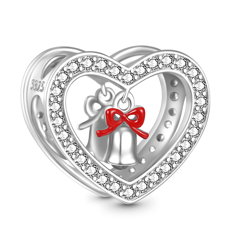 Christmas Bells Heart Charm image number 1
