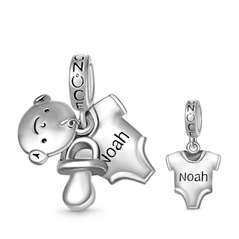 Baby Pacifier&T-shirt Pendant image number 0