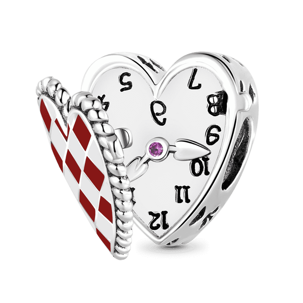 Magic Clock Heart Charm image number 0