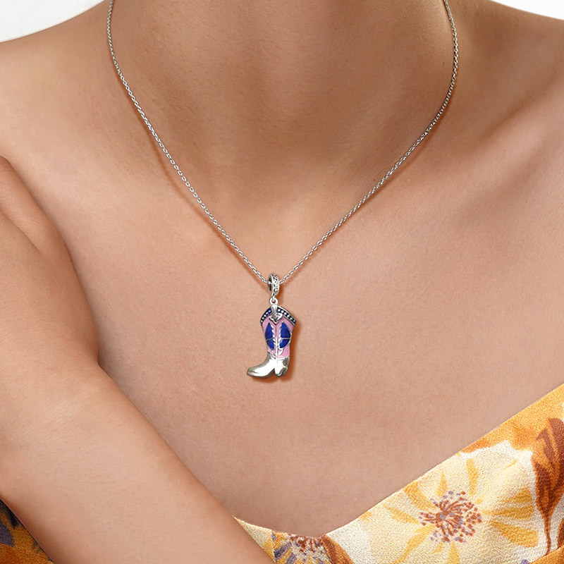 Western Boot Pendant image number 6