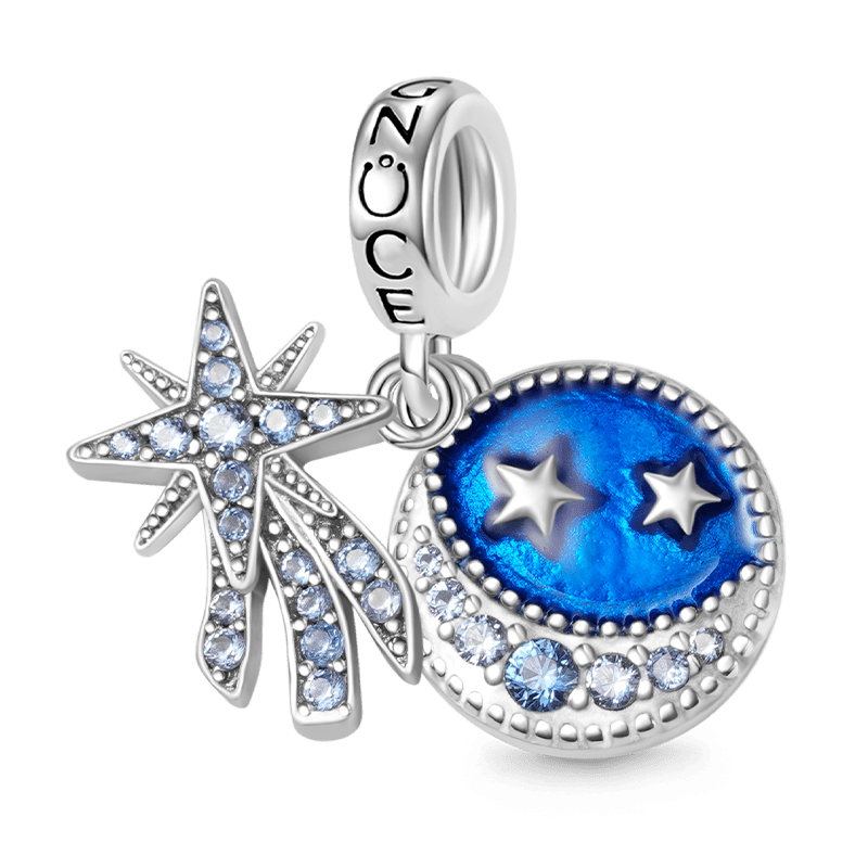 Moon & Star Pendant image number 0