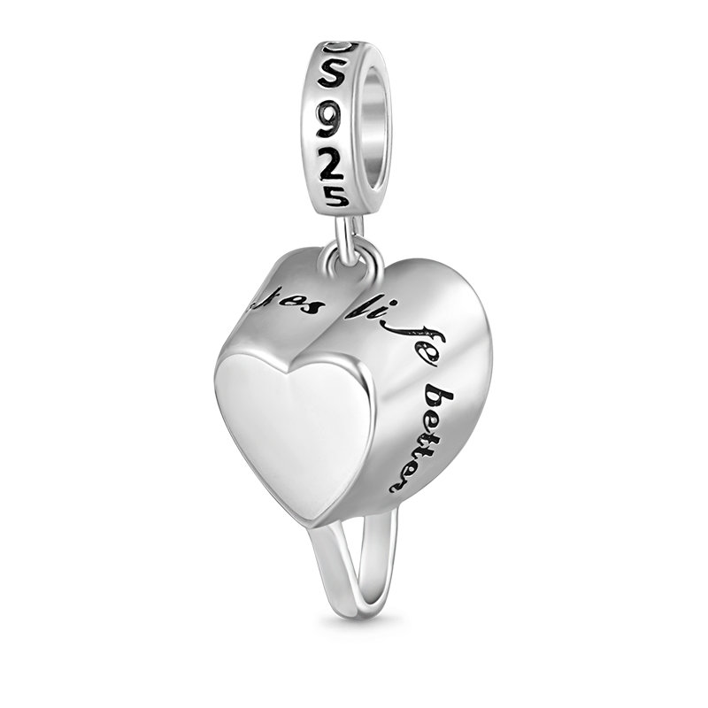 Love Coffee Pendant image number 1