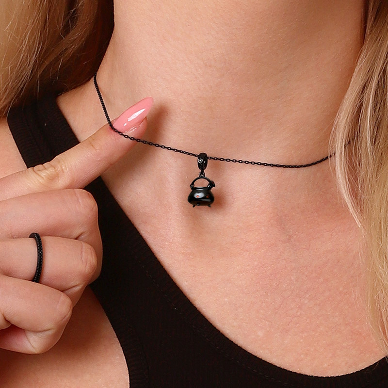 Witch Cauldron Pendant image number 5