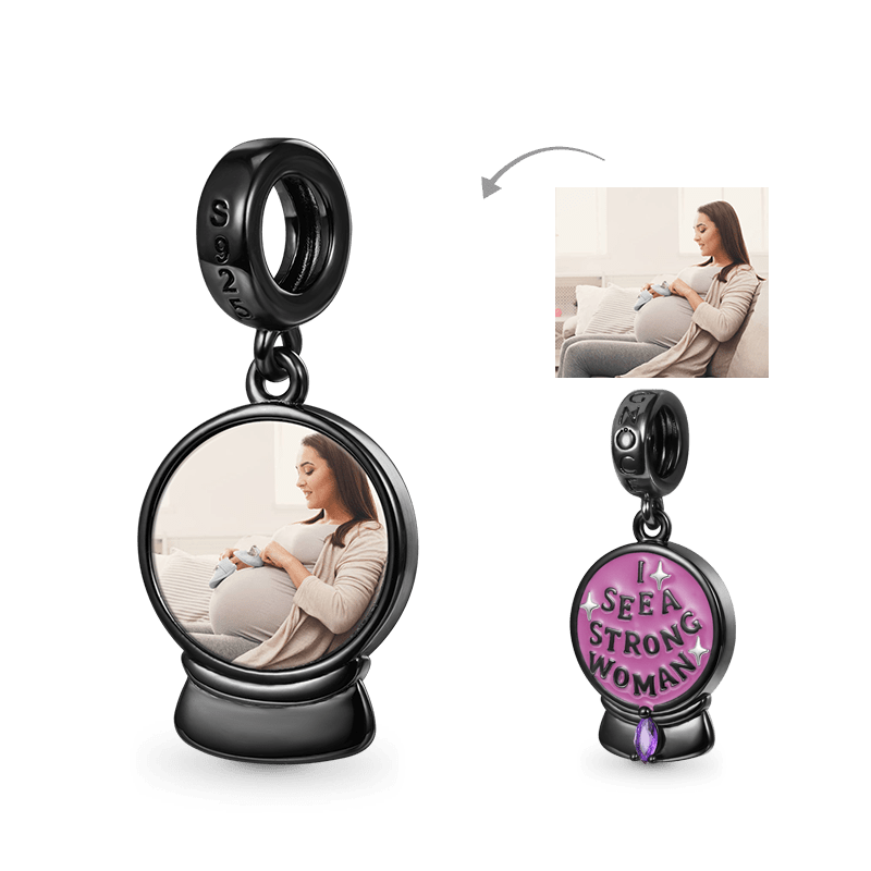 Woman Power Photo Pendant image number 0