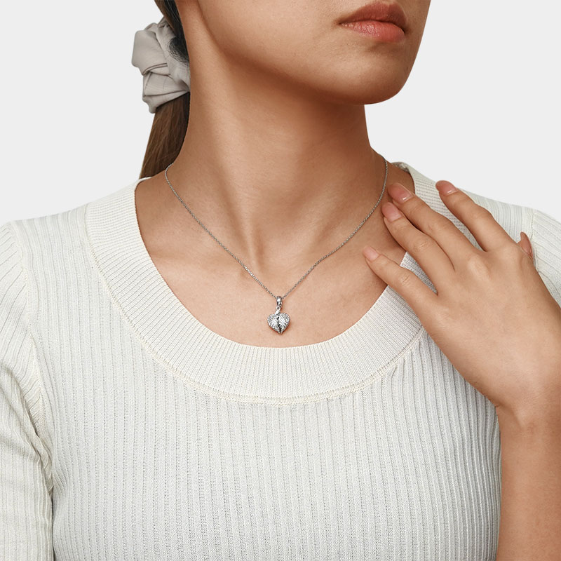 Heart Engravable Pendant image number 5