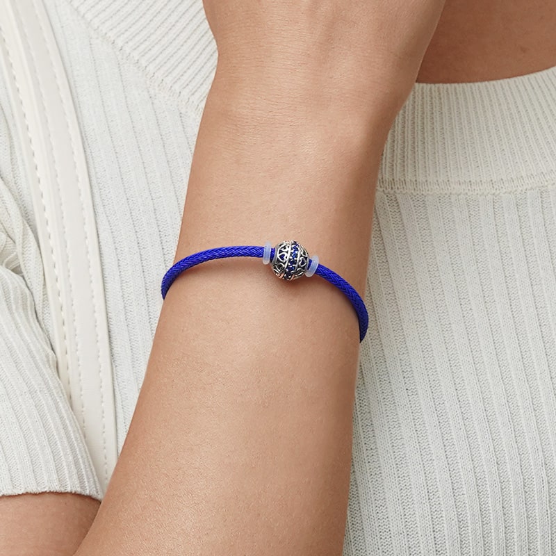 Blue Basic Bracelet image number 4