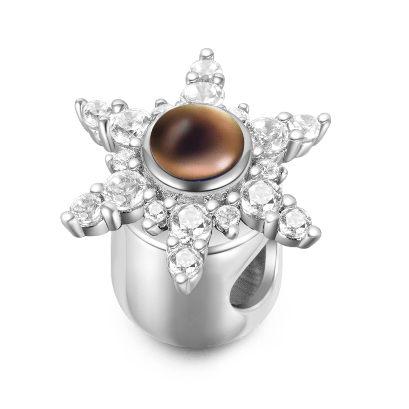 Anxiety Snowflake Mood Charm image number 1