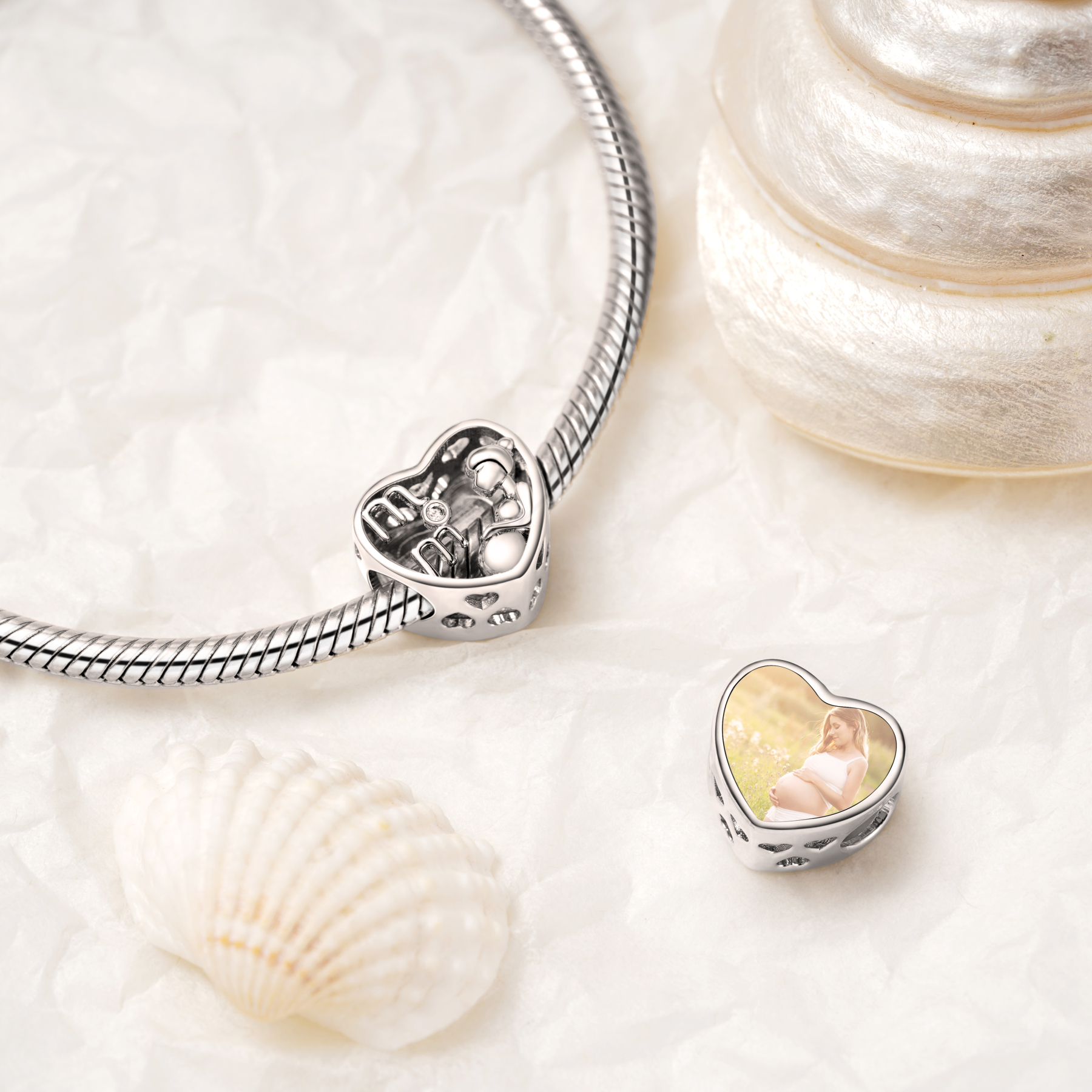 Mother Love Photo Charm image number 1