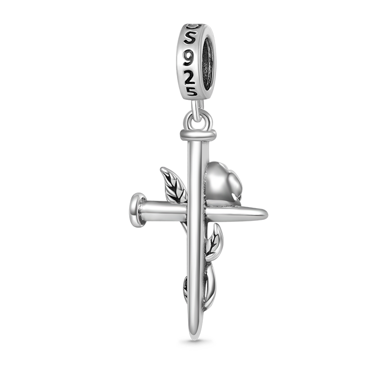 Rose Cross Pendant image number 1