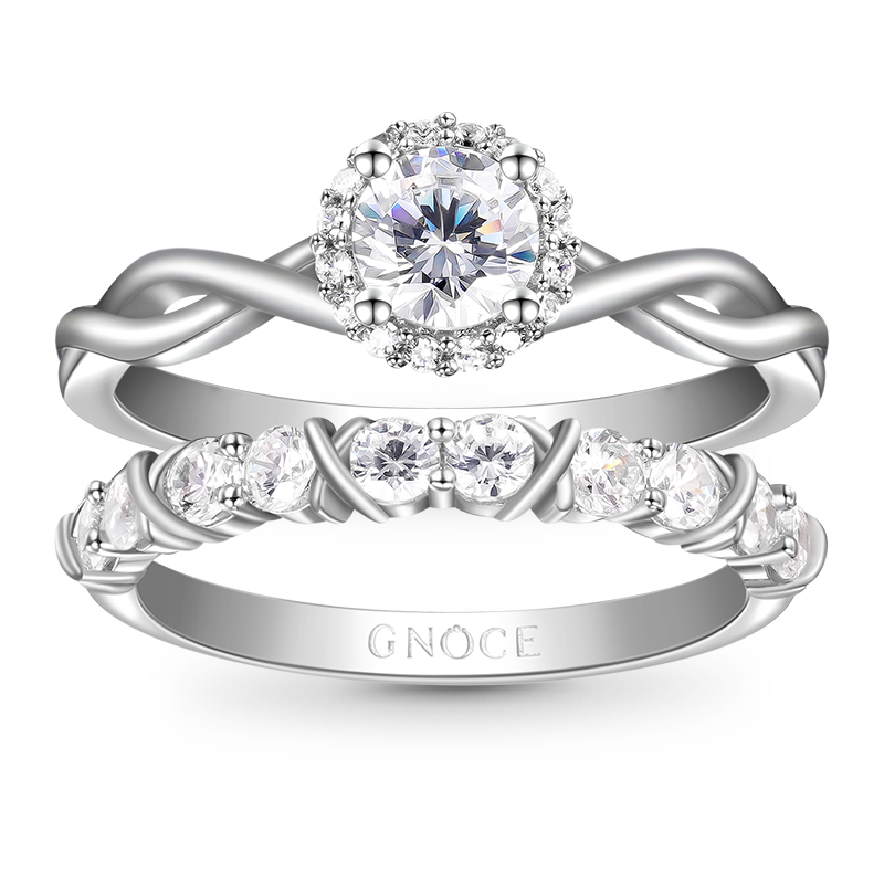 Round-cut Stackable Ring image number 0