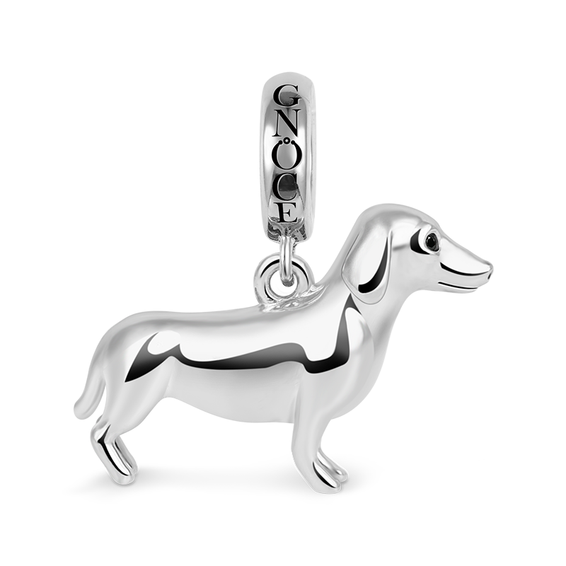 Polished Dachshund Charm image number 0