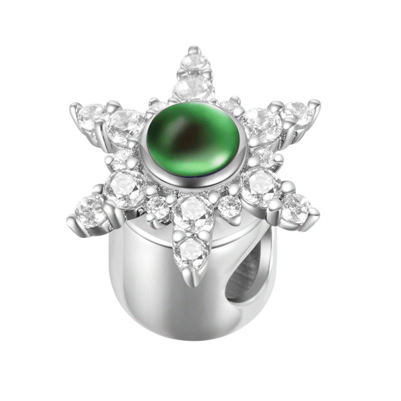 Anxiety Snowflake Mood Charm image number 0