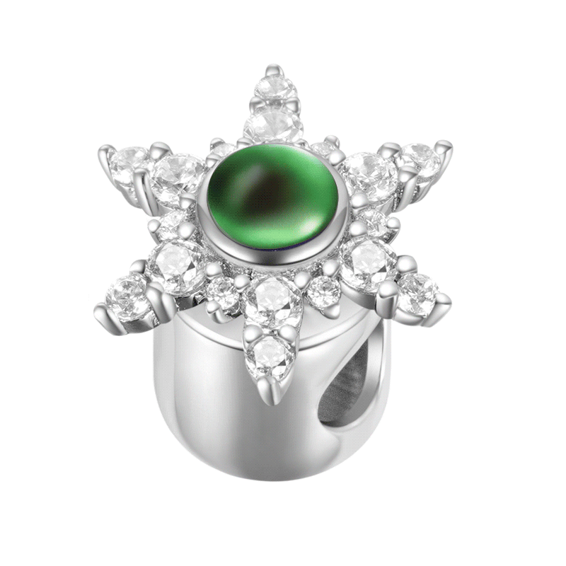 Anxiety Snowflake Mood Charm image number 0