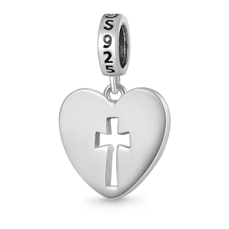 Crosslet Heart Pendant image number 1