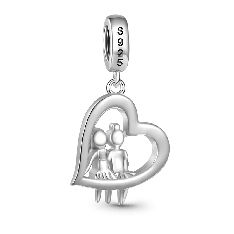 Sister Love Engravable Pendant image number 2