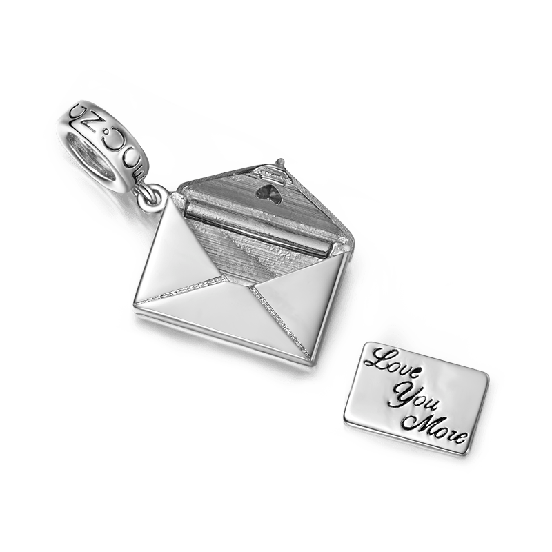 Envelope Engravable Pendant image number 2