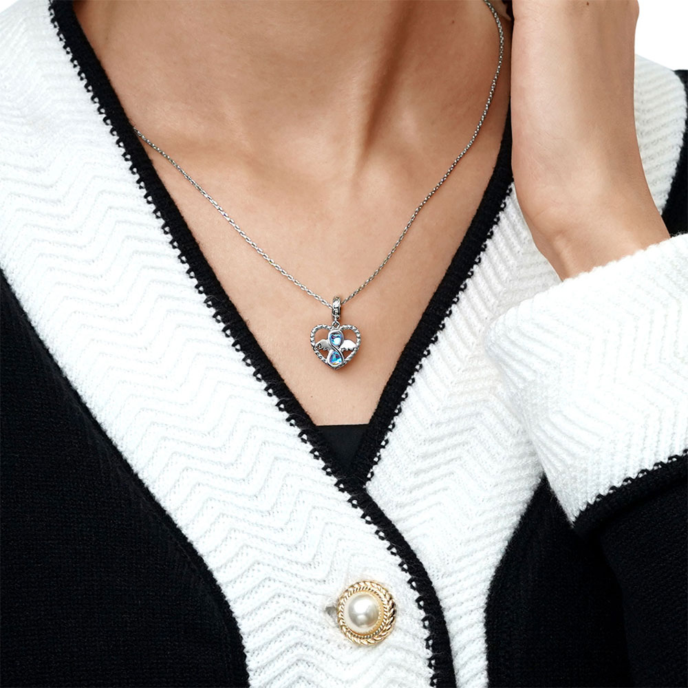 Infinite Love Heart Pendant image number 6