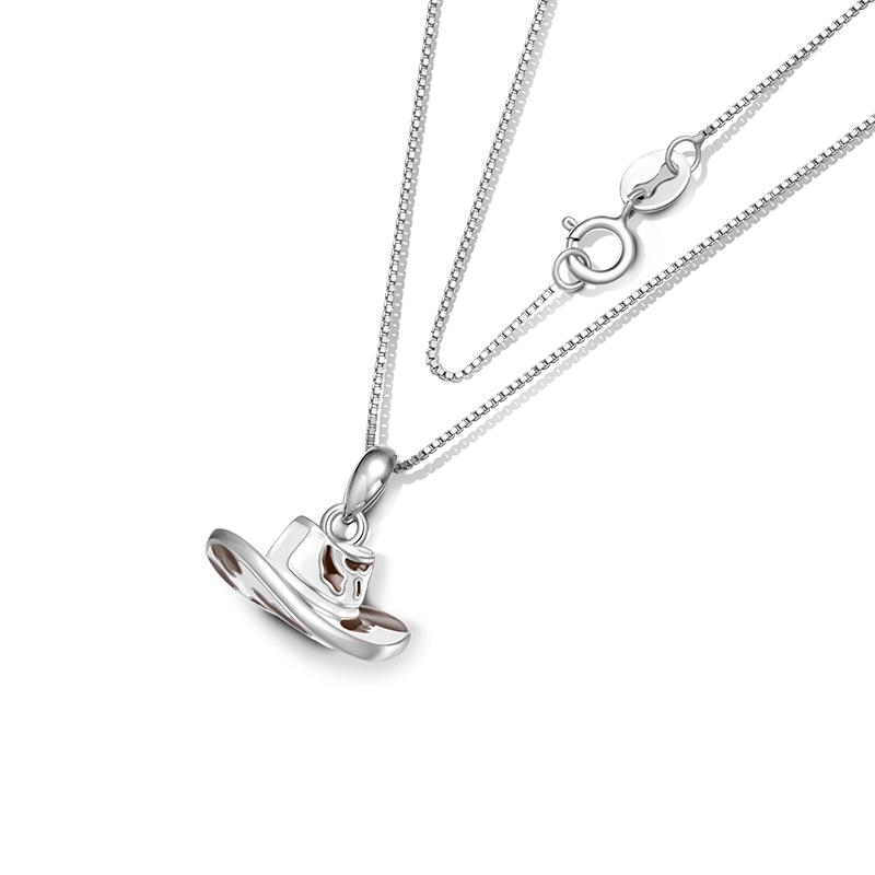 Cowboy Hat Necklace image number 1