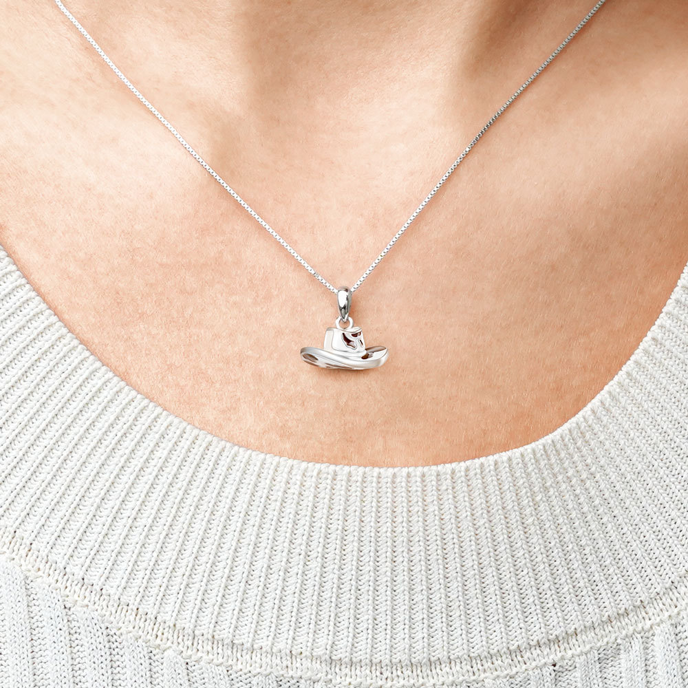 Cowboy Hat Necklace image number 3