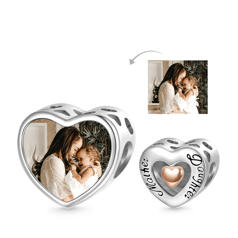 Mother & Daughter Photo Charm image number 0