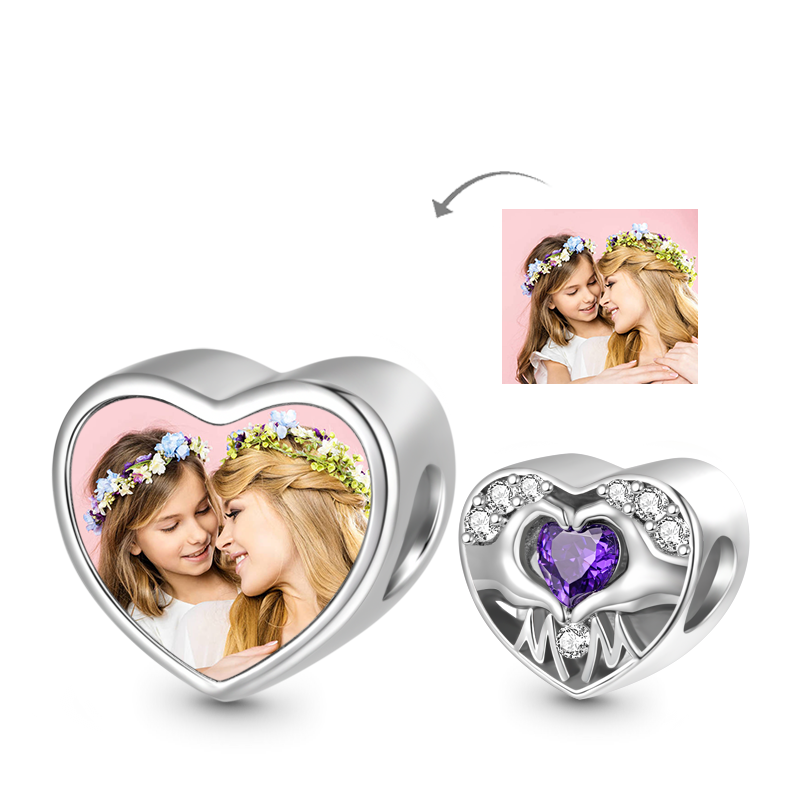 Mom Love Photo Charm image number 0