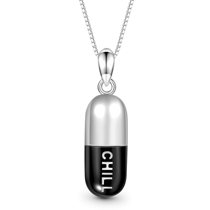 Chill Pill Necklace image number 0